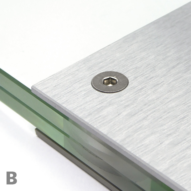 aluminio cepillado anodizado natural | silenzio uno© marcal
